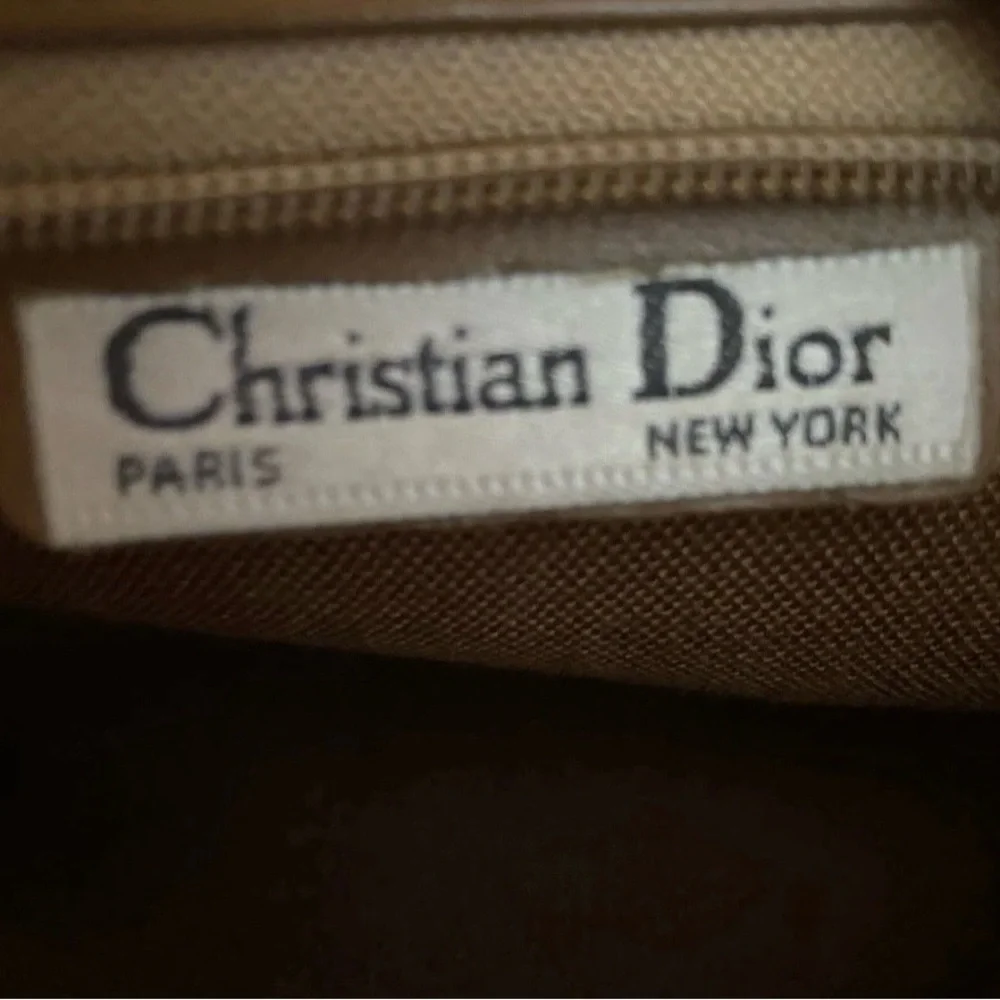 Vintage Dior Honeycomb Monogram Zip Pouch/Clutch - Picture 7 of 7